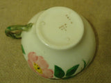 Franciscan Vintage Tea & Coffee Cup 2in H Floral Desert Rose USA Earthenware -- Used