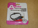 HRS Global 6in RCA Cable 6in Black/Red CA-51464 Plastic Metal -- New