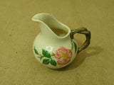 Franciscan Vintage Creamer 4 1/4in H 10oz Floral Desert Rose USA Earthenware -- Used