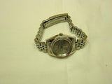 Raton Watch Analog Dress Metal Female Adult Silvers Solid -- Used