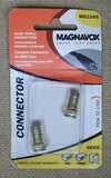 Magnavox M61045 Coaxial Connectors Pack of 2 -- New