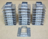 Raco Square Cover Ring 9.5cu in 1-Gang Lot of 25 -- New