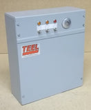Teel Electrical Item Gray Box with 3 Switches 17in x 14in x 6in -- Used