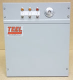 Teel Electrical Item Gray Box with 3 Switches 17in x 14in x 6in -- Used