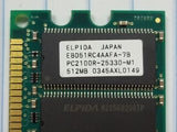 Elpida 512MB PC2100 DDR-266MHz ECC Registered CL2.5 184-Pin DIMM * EBD51RC4AAFA-7B Plastic * -- Used