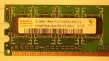 Hynix 512MB PC2-5300 DDR2-667MHz non-ECC Unbuffered CL5 240-Pin DIMM * HYMP564U64CP8-Y5 Plastic * -- Used