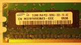 Samsung 512MB PC2-3200 DDR2-400MHz CL3 240-Pin DIMM * M378T6553BZ3-CCC Plastic * -- Used