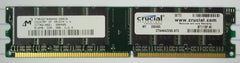 Crucial 512MB PC2100 DDR-266MHz CL2.5 184-Pin DIMM * MT8VDDT6464AG-265CB Plastic * -- Used