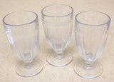 Generic Sundae Glasses Lot of 3 46-57fg * Glass  -- Used