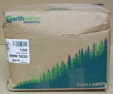 Earthsense Garbage Can Liners 55-60gal Box of 100 RNW 5820 * Plastic  -- New