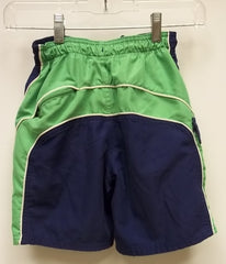 Sand N Sun Boys Swimsuit Polyester Male Kids XS Blue/Green 2 Tone 72-610j -- Used