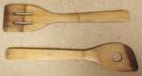 Generic Spatulas 12in Set of 2 04-011uy * Bamboo  -- Used