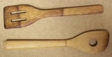 Generic Spatulas 12in Set of 2 04-011uy * Bamboo  -- Used