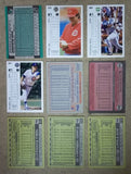 Baseball Cards Lot of 9 Slaught Mahler Quintana Wilson Dawson Miller Fetters Milligan King -- Used