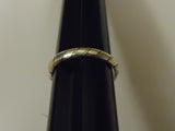 Designer Fashion Ring Band Size 6 3/4 Metal Female Adult Metalics -- Used