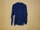 Vantage Sweatshirt College 80% Cotton 20% Polyester Unisex Adult S Blues Solid -- Used