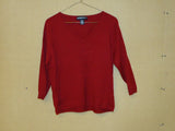 Norton Mcnaughton Sweater Crewneck Female Adult M Reds Solid 57803 -- Used