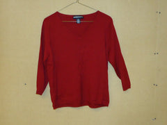 Norton Mcnaughton Sweater Crewneck Female Adult M Reds Solid 57803 -- Used