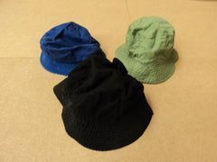 Designer Hats 6-7in Diameter Lot Of 3 Cotton 100% Male Kids 2T Multi-Color -- Used
