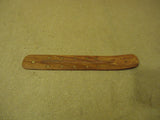 Handcrafted Incense Holder 10in L x 1 1/2in W x 1/2in H Brown Wood -- Used