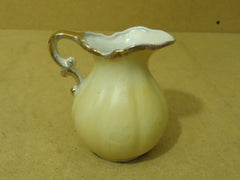 S.S.Kresge Co. Small Decorative Pitcher 5 1/2in H x 4 1/2in Diameter Fruit China -- Used