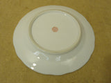 Gold Castle Vintage Salad Plate 7 1/4in Diameter x 3/4in H White/Blue China -- Used