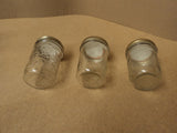 Standard 1 Pint Canning Jars Clear Lot of 12 Kerr Mason Glass -- Used