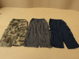 Place Pants Lot Of 3 Cotton 100% Male Kids 2-4 24 months Multi-Color -- Used