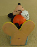 Disney Mickey Mouse Figurine 8in Plastic Multicolor Vintage -- Used