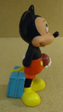 Disney Mickey Mouse Figurine 8in Plastic Multicolor Vintage -- Used