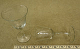 Pair of Etched Crystal Goblets