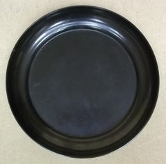 Carlisle N7912 12in x 12in x 2in Round Plastic Platter Black -- Used