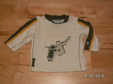 Kushies Boys Shirt 3-6m Infant Skateboarder -- Used