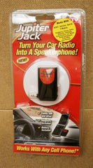 Telebrands Jupiter Jack Hands-Free Cell Phone Adapter Car Radio Into A Speakerphone JPTRJCK -- New