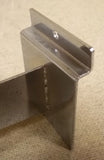Standard Shelf Brackets 12in Lot of 26 Industrial Strength Chrome Steel -- Used