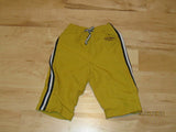 Old Navy Track Pants Boys 6-12m Infant Mustard With Black/White Stripes -- Used