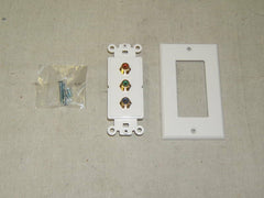 Hometech Component Video Wallplate RGB Home Theatre -- New