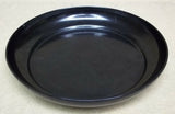Carlisle N7912 12in x 12in x 2in Round Plastic Platter Black -- Used