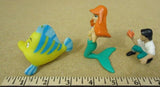 Disney Little Mermaid Toys Ariel Eric Flounder -- Used