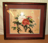 Oriental Flower Art 29-in x 25-in