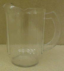 Cambro Serving Pitcher 2 Quarts Clear Plastic 8in x 7in x 5in -- Used