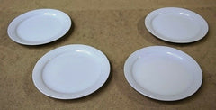 Saucers White Ceramic 6in Set of 4