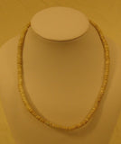 Designer Necklace Barrel Clasp 18-in Shell Earthtones - New