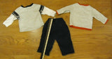 Old Navy 2 Long Sleeve Shirts and Pant Set Boys 3-6M Infant Cotton Multicolor -- Used