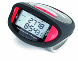 Sportline 356 Pulse Multi-function Pedometer Heart Rate Monitor With Belt Clip -- New
