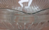 Glass Punch Bowl 12 1/2in x 12 1/2in x 7in