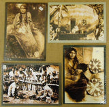 Collectible Cards/Prints Lot of 4 10-in x 7-in Early 20th Century America Native Americans -- New