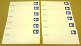 USPS Scott UO74 22c Envelope Lot of 12 Official Business Mail Blue -- New