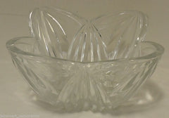 Crystal Serving Bowl 8in x 8in x 5in