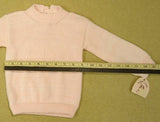 Mudder's Work Girls Pink Knitted Sweater 9-12m Infant -- New